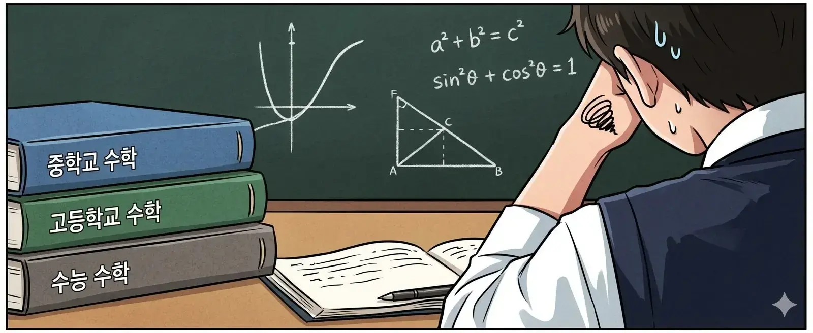 중학교와 고등학교의 수학은 출제 범위와 난이도, 문제 유형에서 큰 차이를 보입니다.