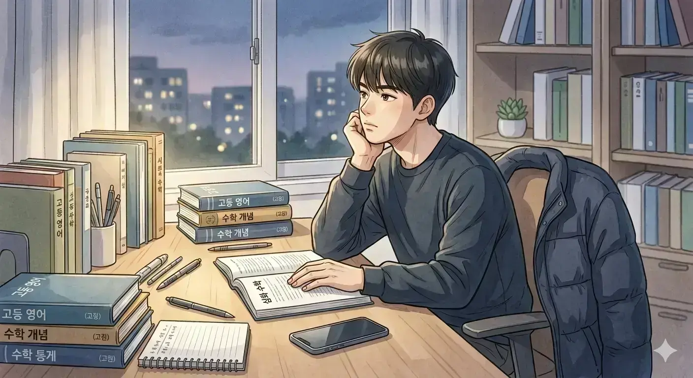 자녀의 성적과 진로에 대한 부모의 기대와 학생 스스로의 목표와 열정을 고민하는 학부모와 학생